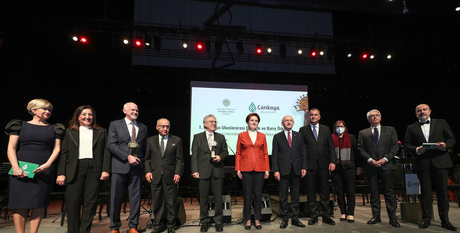 CHP Genel Başkanı Kemal Kılıçdaroğlu, Çankaya Uluslararası Dostluk Ve Barış Ödülleri Töreni’ne Katıldı