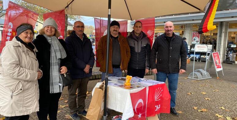 CHP,CHP Hannover,Misburg,Almanya,InfoStand,Kemal Kılıçdaroğlu Almanya