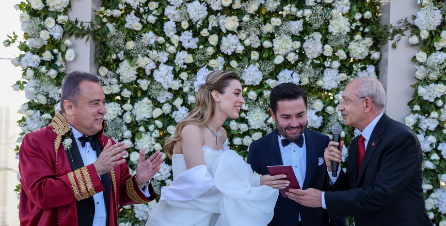 CHP Genel Başkanı Kemal Kılıçdaroğlu, Zeynep ve Gökhan Çiftinin Düğün Törenine Katıldı