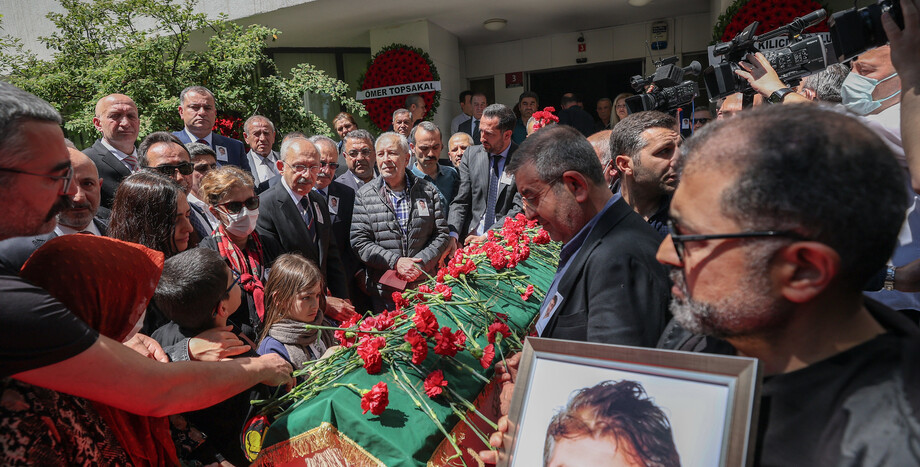 CHP Genel Başkanı Kemal Kılıçdaroğlu, Gazeteci Ali Ekber Ertürk İçin Düzenlenen Törene Katıldı