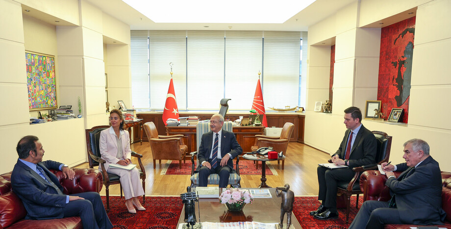 CHP Genel Başkanı Kemal Kılıçdaroğlu, Büyükelçi Al Thani’yi Kabul Etti