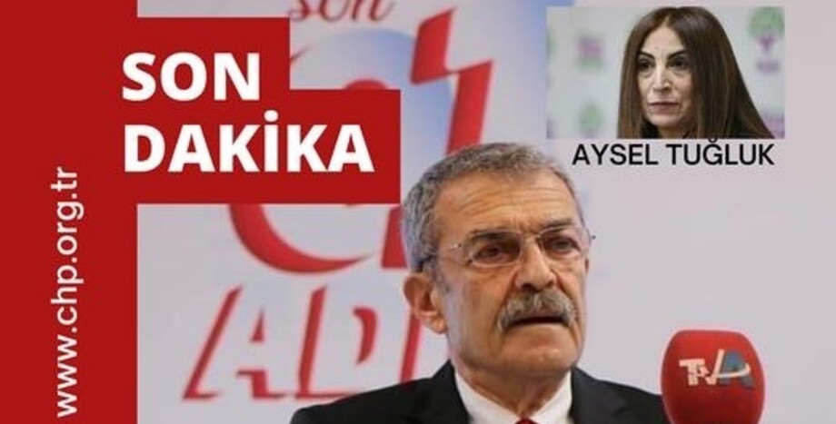 CHP Adana İl Başkanı Mehmet Çelebi'nin, Aysel Tuğluk ile ilgili Basın Açıklaması;
