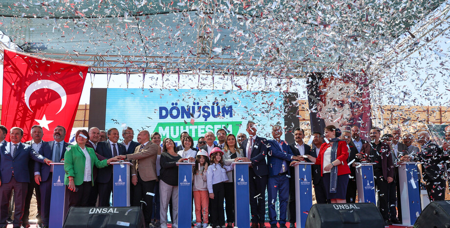 CHP Genel Başkanı Kemal Kılıçdaroğlu, İzmir Gaziemir 1. Etap Temel Atma Törenine Katıldı