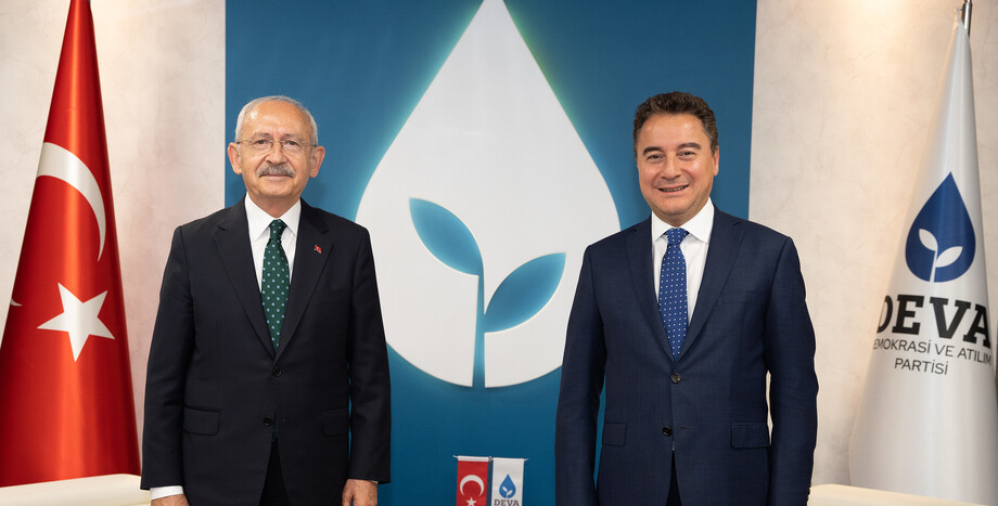CHP Genel Başkanı Kemal Kılıçdaroğlu, DEVA Partisi Genel Başkanı Ali Babacan'ı Ziyaret Etti
