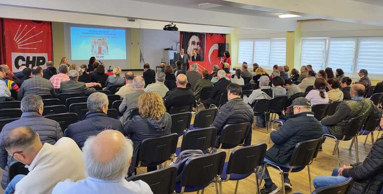 CHP,Hannover,Almanya,Oktan Erdikmen,Evrim Camuz,Niedersachsen,Örgüt,Örgüt Toplantısı,Landtagswahl