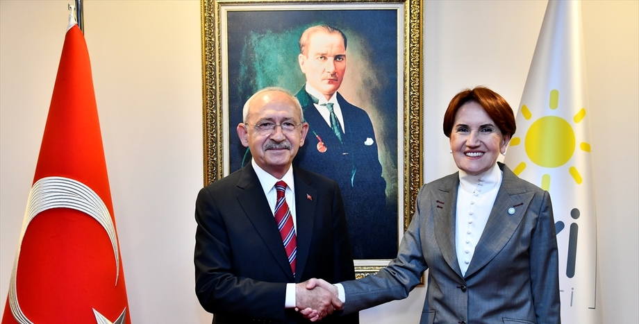 CHP Genel Başkanı Kemal Kılıçdaroğlu, İYİ Parti Genel Başkanı Meral Akşener'İ Ziyaret Etti