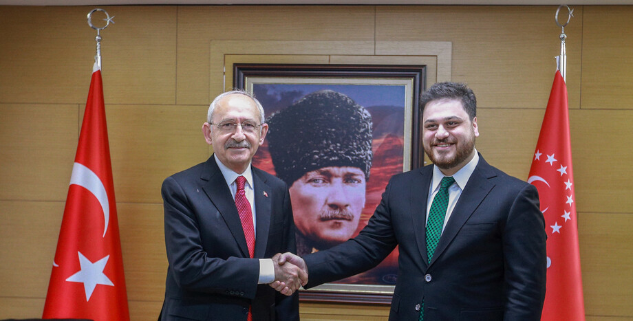CHP Genel Başkanı ve Cumhurbaşkanı Adayı Kemal Kılıçdaroğlu, BTP Genel Başkanı Hüseyin Baş’la Bir Araya Geldi