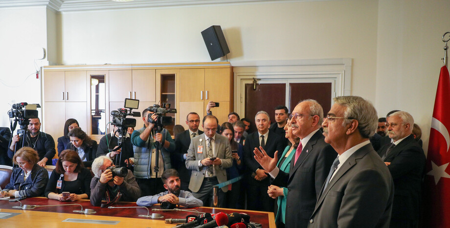 CHP Genel Başkanı Kılıçdaroğlu, HDP Eş Genel Başkanları Buldan ve Sancar'la Ortak Basın Toplantısı Düzenledi