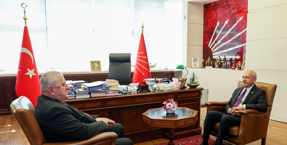 CHP Genel Başkanı ve Cumhurbaşkanı Adayı Kemal Kılıçdaroğlu, Doğru Parti Genel Başkanı Rıfat Serdaroğlu İle Görüştü