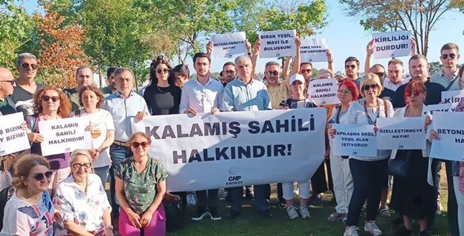 "Kalamış Sahili Halkındır" basın açıklaması