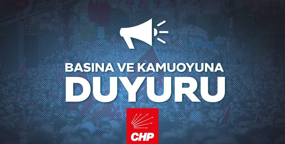 BASINA VE KAMUOYUNA!