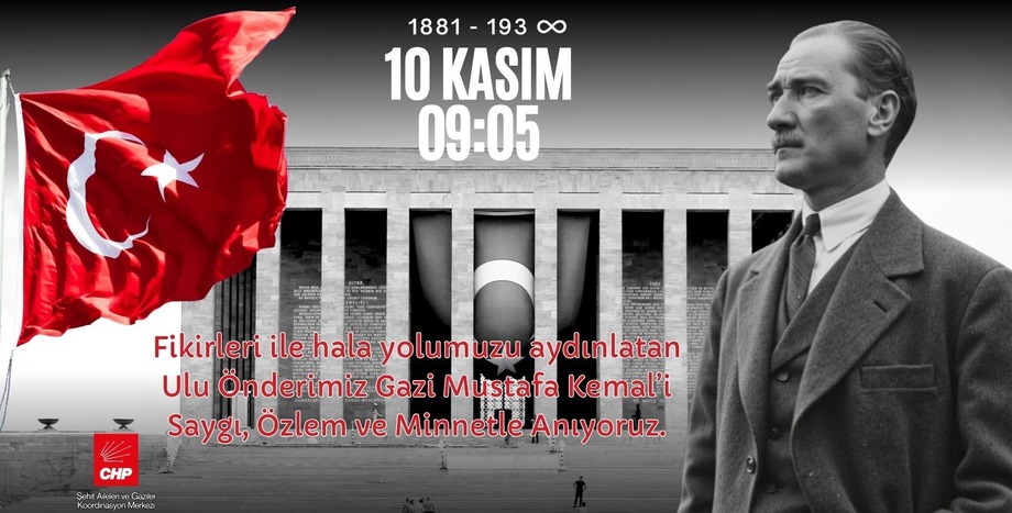 Atamızı Saygı, Özlem ve Minnetle Anıyoruz.