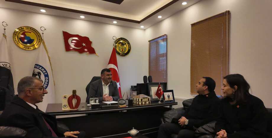 chp,konya,nejattürktaş,doğanhisar,ticaretodası,ziyaret