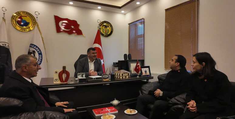 chp,konya,nejattürktaş,doğanhisar,ticaretodası,ziyaret