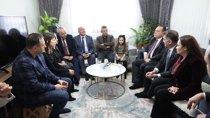 Özgür Özel Manisa programı,Güney Temiz taziye, Nevzat Özge için taziye 