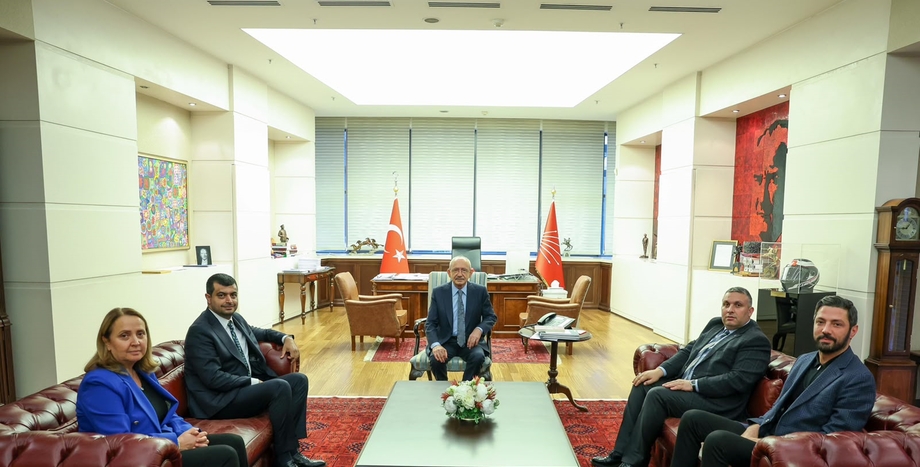 CHP Genel Başkanı Kemal Kılıçdaroğlu, MKE Ankaragücü Başkanı İlhami Alparslan’ı Kabul Etti
