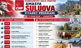 CHP Amasya Şeker Fabrikası heyeti,Suluova Şeker Fabrikası kapanıyor mu,CHP Suluova ziyaret programı