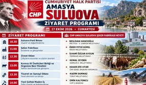 CHP Amasya Şeker Fabrikası heyeti,Suluova Şeker Fabrikası kapanıyor mu,CHP Suluova ziyaret programı