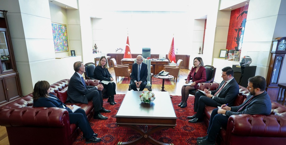CHP Lideri Kemal Kılıçdaroğlu, AB Türkiye Delegasyonu Başkanı Aivo Orav’ı Kabul Etti