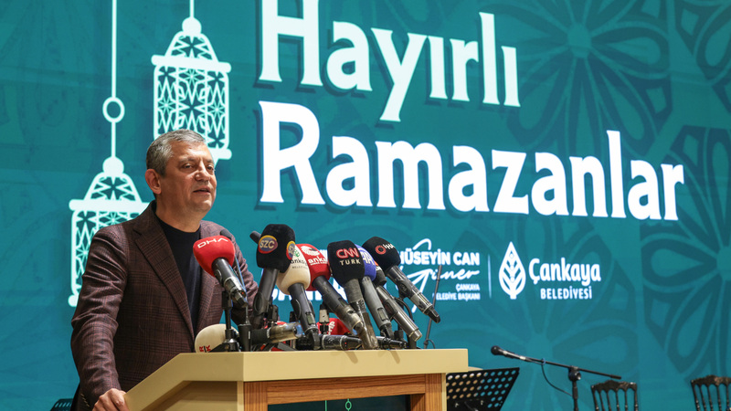 Özgür Özel,CHP iftar programı,Türkiye İttifakı,Ankara CHP İl Örgütü,Gazze Barış Planı,Netanyahu eleştirisi,Hakan Fidan İsrail,Mansur Yavaş hizmetleri,Özgür Özel Ankara iftar konuşması tam metni,CHP'nin Gazze ve Filistin politikası,Kutuplaştırma siyasetine karşı Türkiye İttifakı
