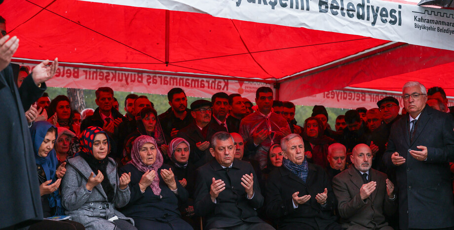 Cumhuriyet Halk Partisi Genel Başkanı Özgür Özel, Kahramanmaraş’ta...