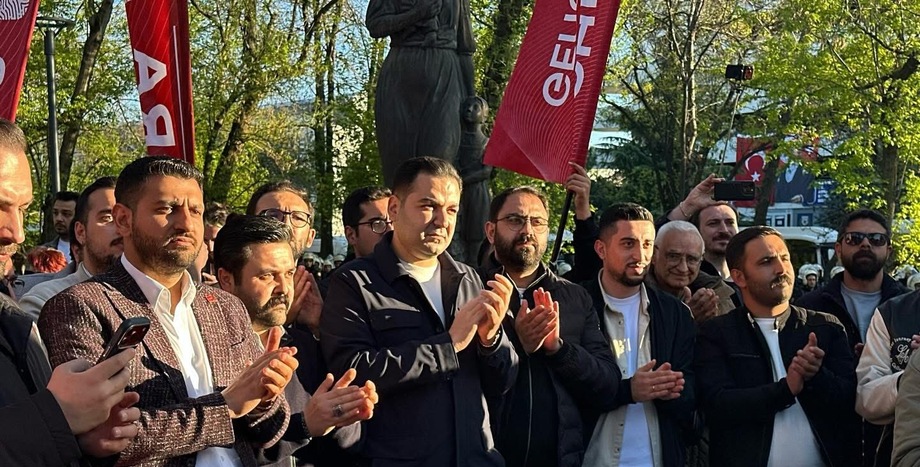 Cem Aydın’dan Kurtuluş Parkı’nda Maden İşçilerine Dayanışma Mesajı