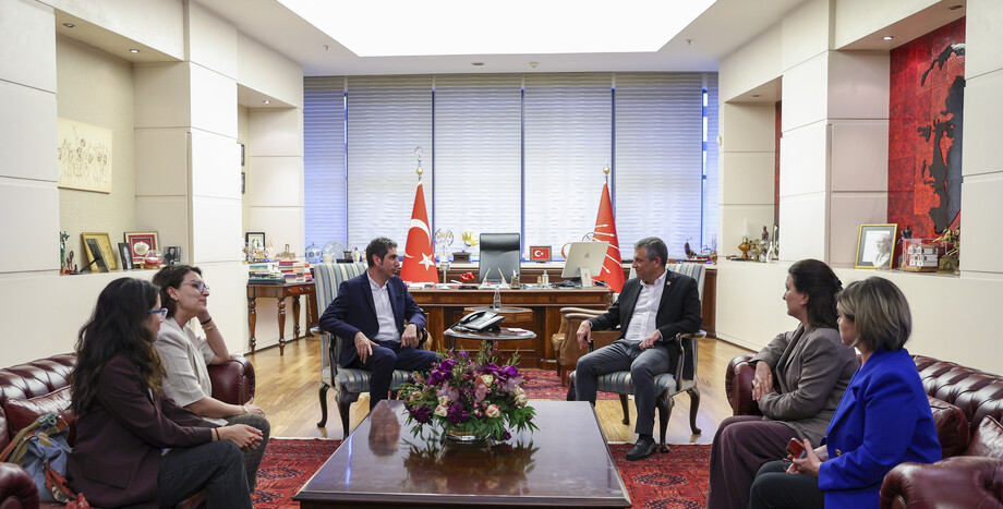 CHP Genel Başkanı Özgür Özel, EHP Genel Başkanı Hakan Öztürk ile Bİr Araya Geldi