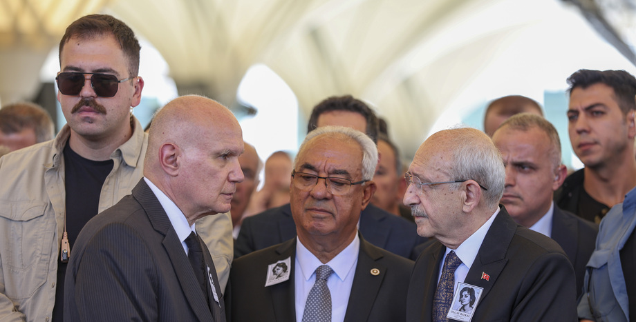 CHP Genel Başkanı Kemal Kılıçdaroğlu, Olcay Baykal'ın Cenaze Törenine Katıldı