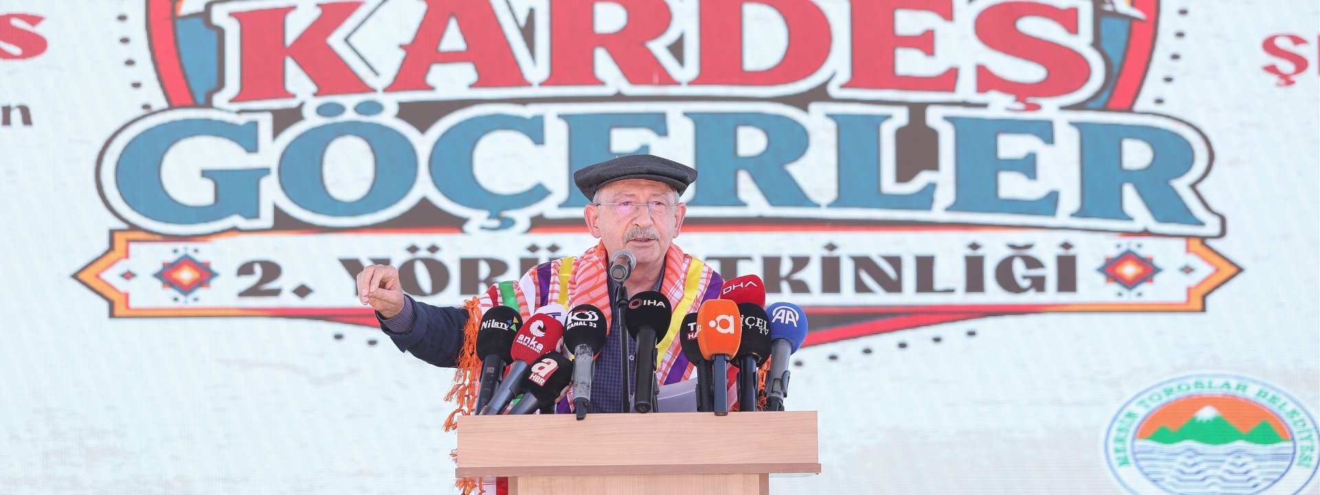 Kemal Kılıçdaroğlu Mersin Yörük Etkinliği,Kardeş Göçerler Yörük şöleni,CHP lideri Yörük çadırı açıklaması,Mersin Yörük buluşması 2026,Toraslar