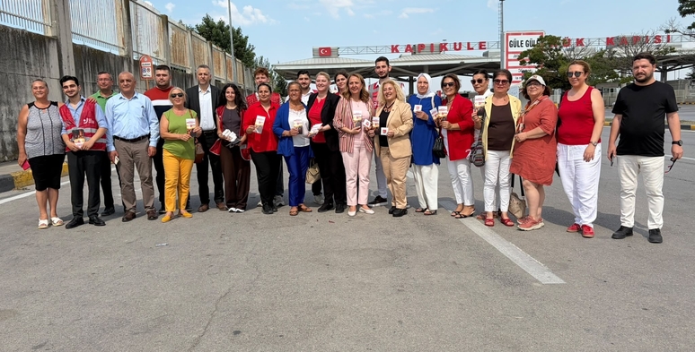 Semra Dinçer Kapıkule ziyareti,CHP gurbetçi sorunları,Kapıkule sınır kapısı gurbetçi şikayetleri,otoban geçiş ücretleri gurbetçi isyanı,Semra Dinçer Edirne programı