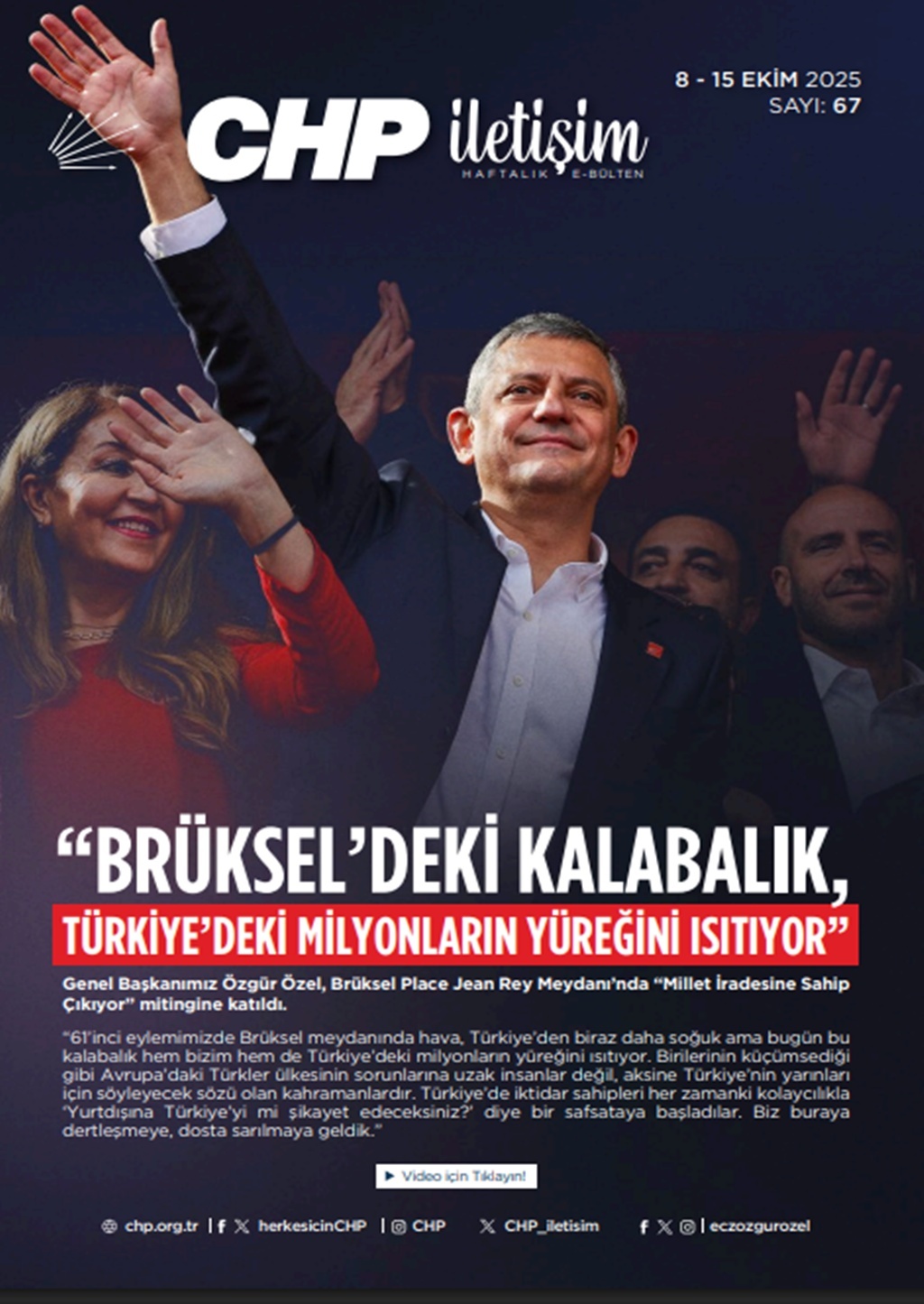 CHP İletişim Haftalık E-Bülten Sayı 67