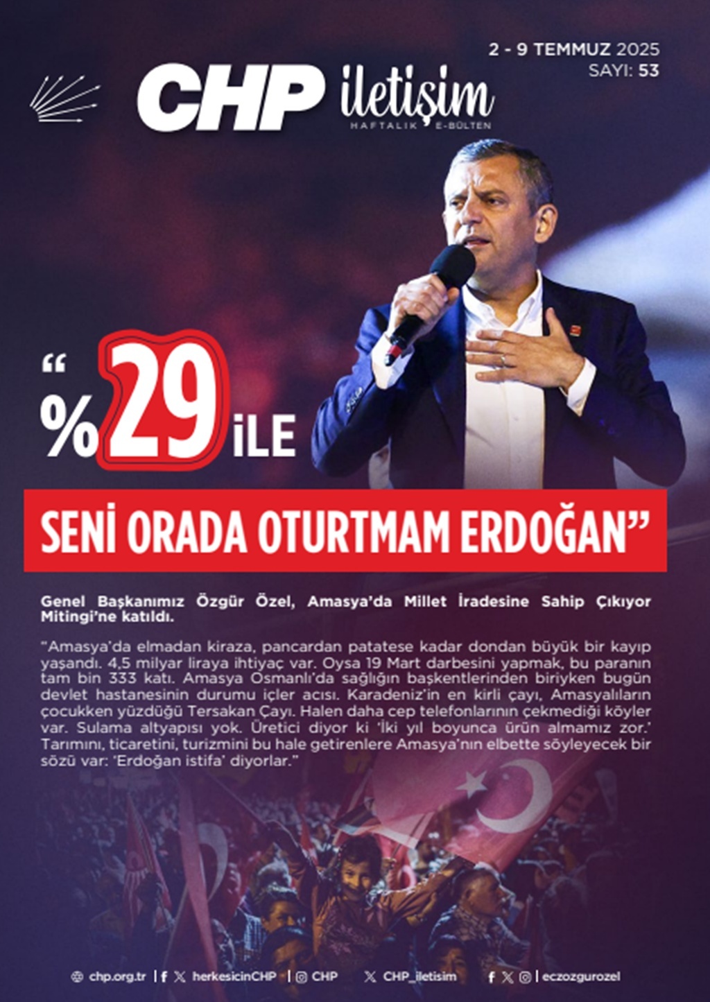 CHP İletişim Haftalık E-Bülten Sayı 53