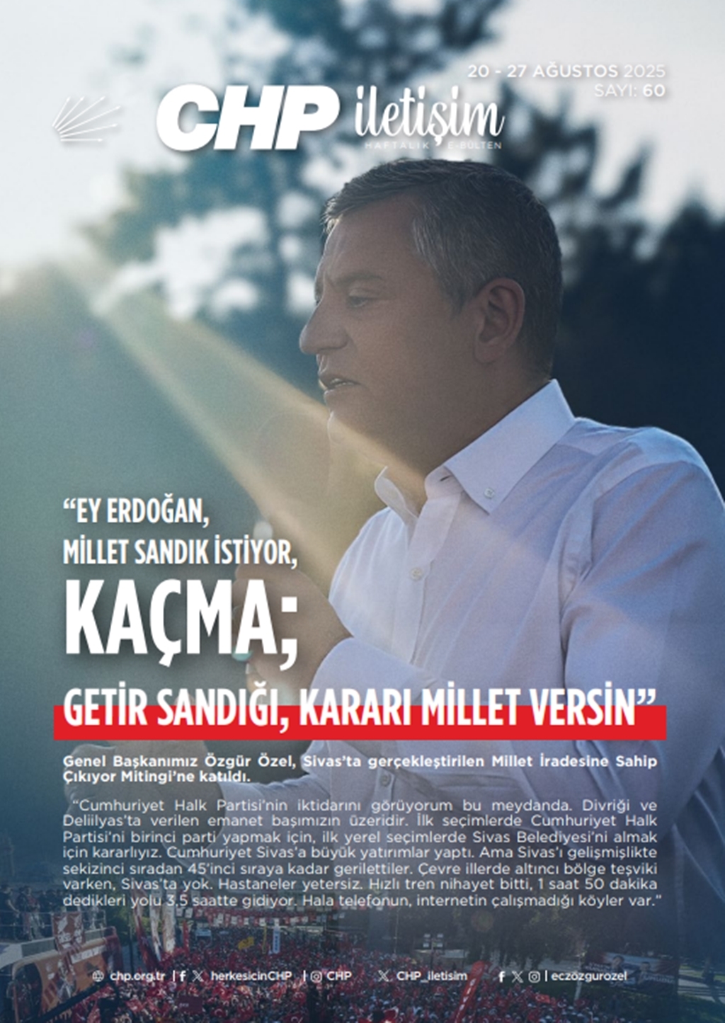 CHP İletişim Haftalık E-Bülten Sayı 60